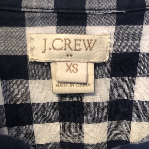 J. Crew 100% Cotton Gingham Shirt - Picture 4 of 5